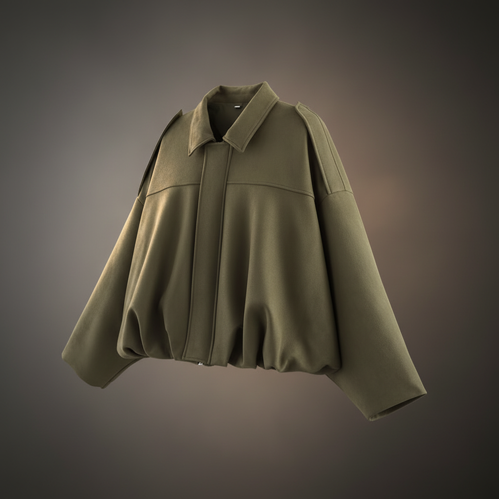 Cappotto Verde Militare Dinamico